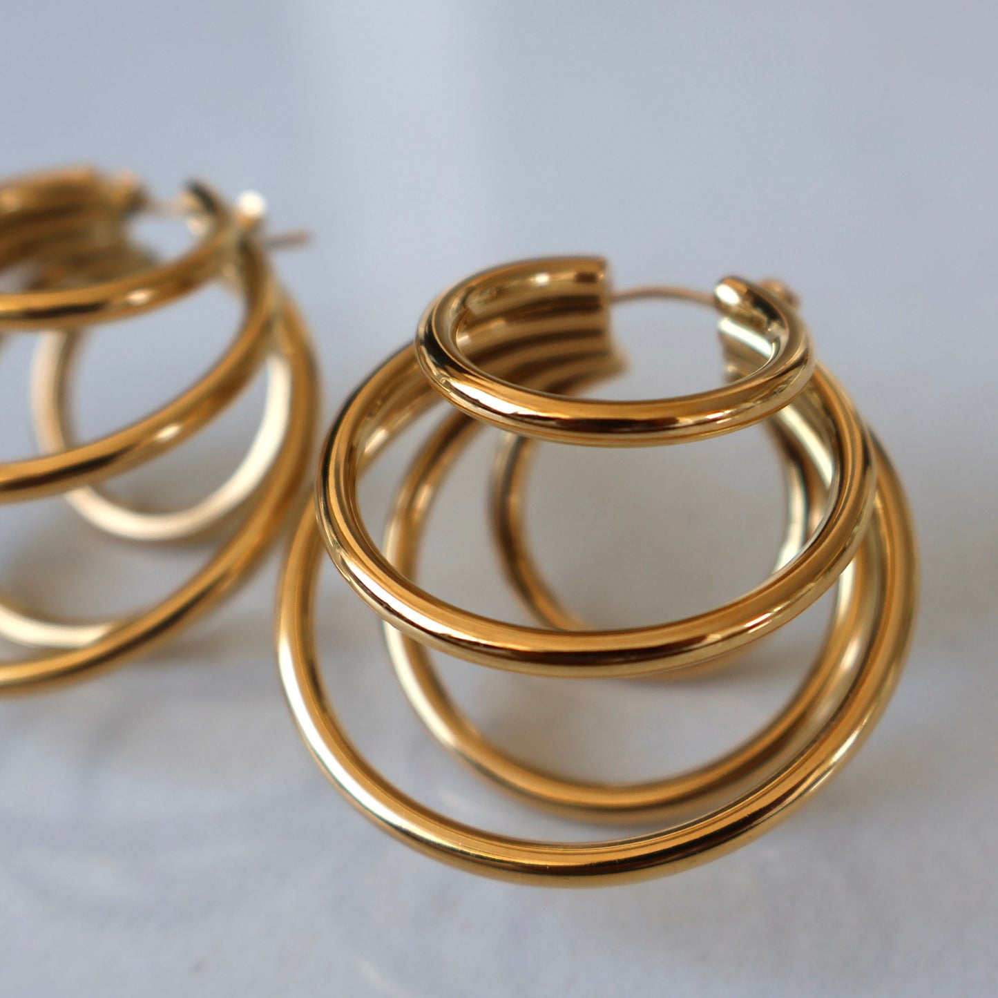 Penta Hoop Earrings